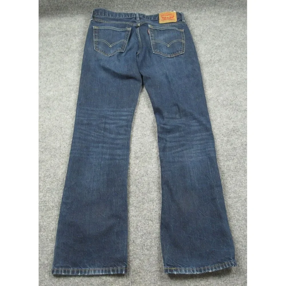 Levis‎ 527 Jeans Mens 34x34 Slim Bootcut Medium Wash Denim Cotton Lower Rise